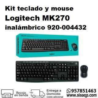 Kit Logitech MK270 920-004432 teclado y mouse inalambrico