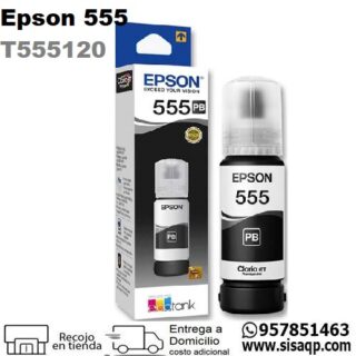 Tinta Epson 555 T555120 Negro