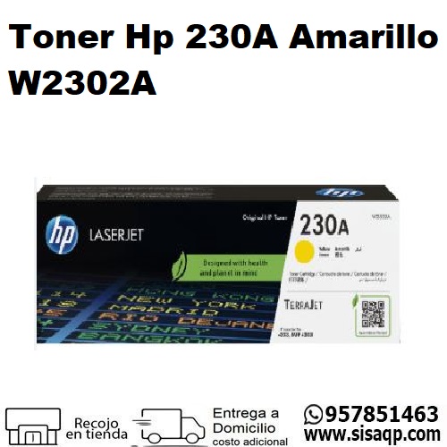 Toner Hp 230A Amarillo W2302A