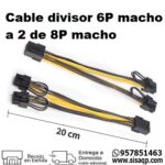 Cable divisor 6P macho a 2 de 8P macho