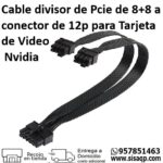 Cable divisor de PCIE de 8+8 a conector de 12P para Tarjeta de Video Nvidia