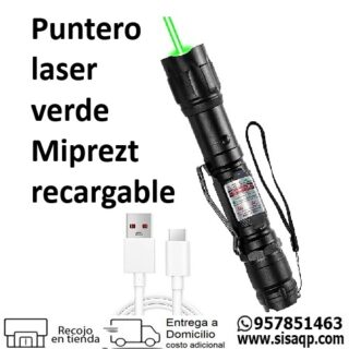 Puntero laser verde Miprezt recargable de alta potencia