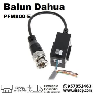 Balun Dahua PFM800-E para camara analogica