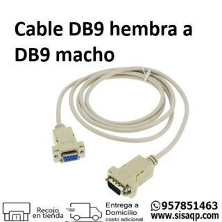 Cable DB9 hembra a DB9 macho