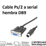Cable PS2 a serial hembra DB9