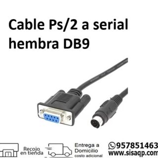 Cable PS2 a serial hembra DB9