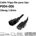 Cable Tripp-lite P004-006 para ups 18awg 1.8mts