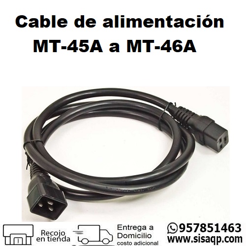Cable de alimentación MT-45A a MT-46A
