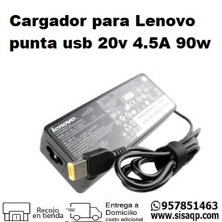 Cargador para Lenovo punta usb 20V
