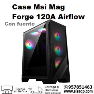 Case Msi Mag Forge 120A B65 Airflow 650w 80 Plus bronze mid tower