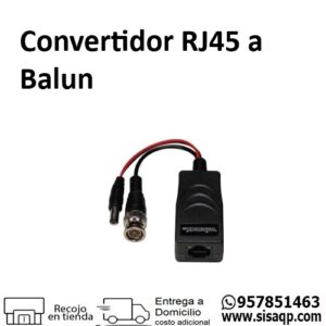 Convertidor RJ45 a Balun