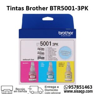 Tintas Brother BTR5001 3PK Magenta, cyan y amarillo