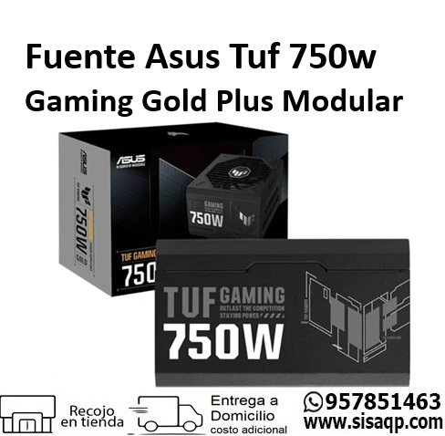 Fuente Asus Tuf 750w Gaming Gold Plus Modular