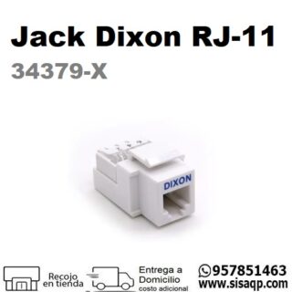 Jack Dixon RJ-11 34379-X Blanco