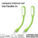 Lampara Linterna Led Usb Flexible 5v Verde