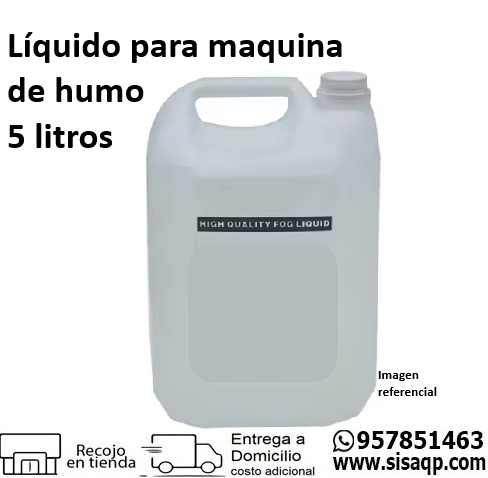 Liquido para maquina de humo 5 litros
