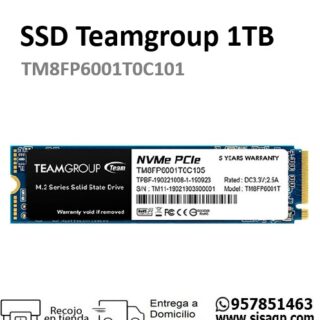 SSD Teamgroup 1TB TM8FP6001T0C101 MP33 M.2 NVME PCI3