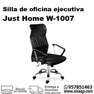 Silla de oficina ejecutiva Just Home W-1007 de malla