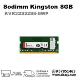 Sodimm Kingston 8GB KVR32S22S8-8WP Ddr4 3200Mhz