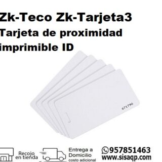 Zk-Teco ZK-Tarjeta3 Tarjeta de proximidad imprimible ID