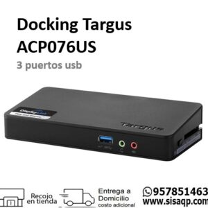 Docking Targus ACP076US 3 puertos usb