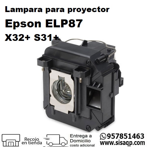 Lampara de repuesto para proyector Epson ELP87 X32+ S31+