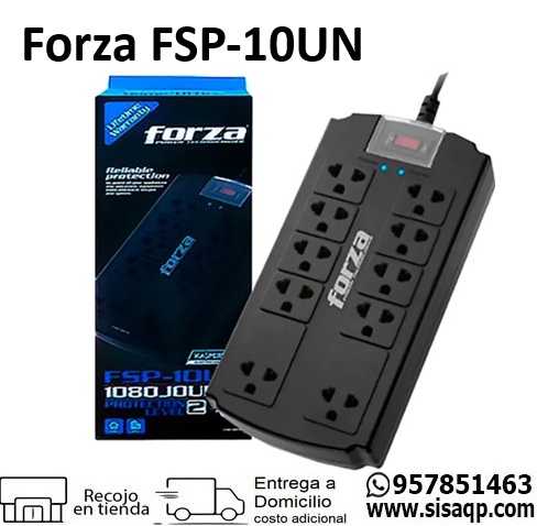 Supresor Forza FSP-10UN 10 tomas Nema4