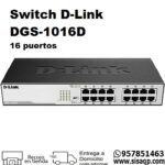 Switch D-Link DGS-1016D Gigabit 16 puertos