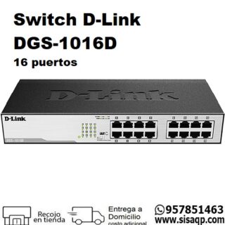 Switch D-Link DGS-1016D Gigabit 16 puertos