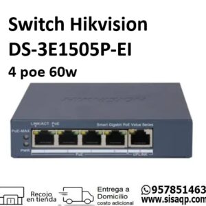 Switch Hikvision DS-3E1505P-EI SMART