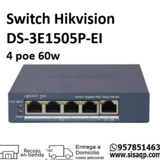 Switch Hikvision DS-3E1505P-EI SMART