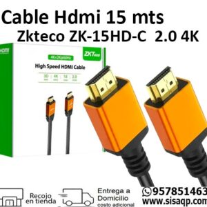 Cable Hdmi Zkteco ZK-15HD-C