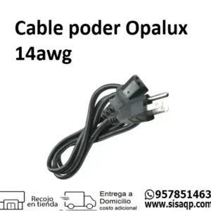 Cable poder Opalux 14AWG 1.8mts