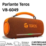 Parlante Teros VB-6049 inalambrico 60W BT 5.3 4000 MAH usb RGB Naranja