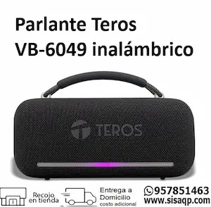 Parlante Teros VB-6049 inalambrico 60w
