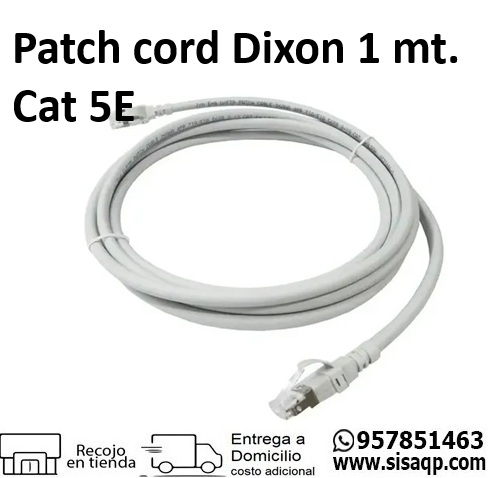 Patch cord Dixon 1mt Cat5e 0PC51GR