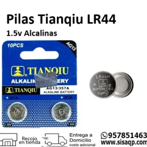 Pilas Tianqiu LR44 1.5V Alcalinas