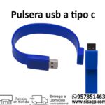 Pulsera usb A tipo C Azul