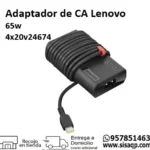 Adaptador de CA Lenovo 4X20V24674 65W USB-C