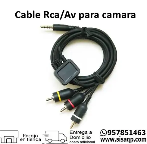 Cable RcaAv para camara