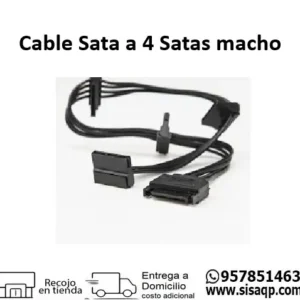 Cable Sata a 4 Satas macho