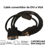 Cable convertidor de DVI a VGA 1.8mts