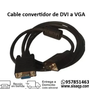 Cable convertidor de DVI a VGA 1.8mts