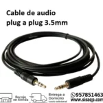 Cable de audio plug a plug 3.5mm