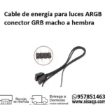 Cable de energia para luces ARGB conector GRB macho a hembra