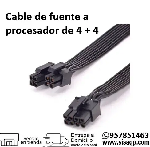 Cable de fuente a procesador de 4 + 4