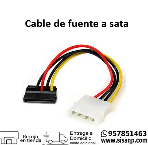 Cable de fuente a sata