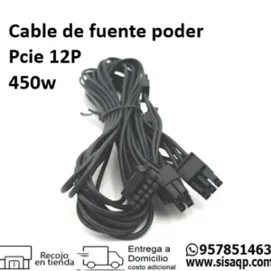 Cable de fuente poder Pcie 12P 450W