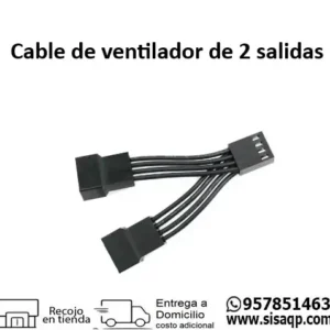 Cable de ventilador de 2 salidas