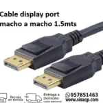 Cable display port macho a macho 1.5m